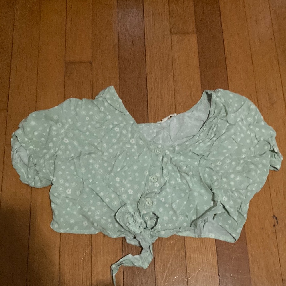 Floral crop top